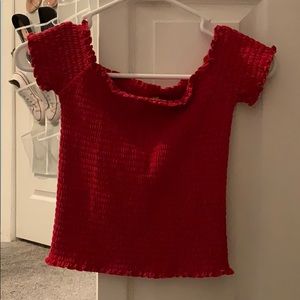 Hollister off the shoulder top NWOT